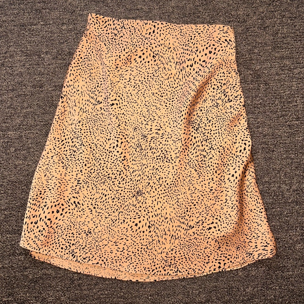 ARITZIA BABATON SATIN SLIP MINI SKIRT